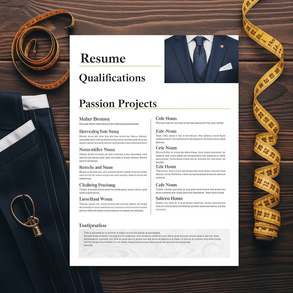 passion projects how do you put passion projects on a resume